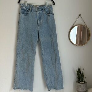 Abercrombie and Fitch The 90s Relaxed Jean High Rise